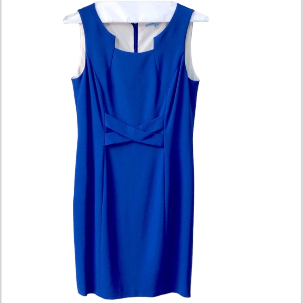 Antonio Melani Blue Sleeveless Sheath - Picture 9 of 9